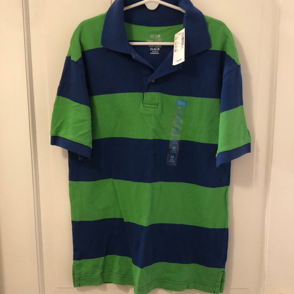 Striped polo shirt. NWT.